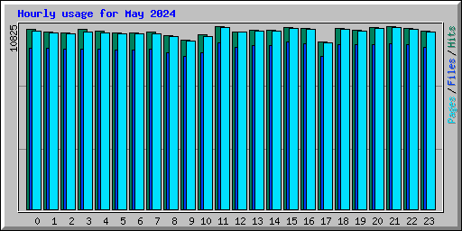 Hourly usage for May 2024